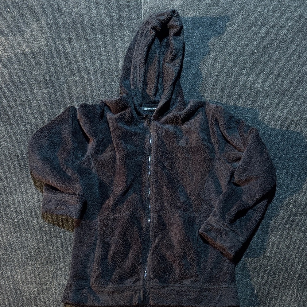 Snozu Black Fleece full zip jacket